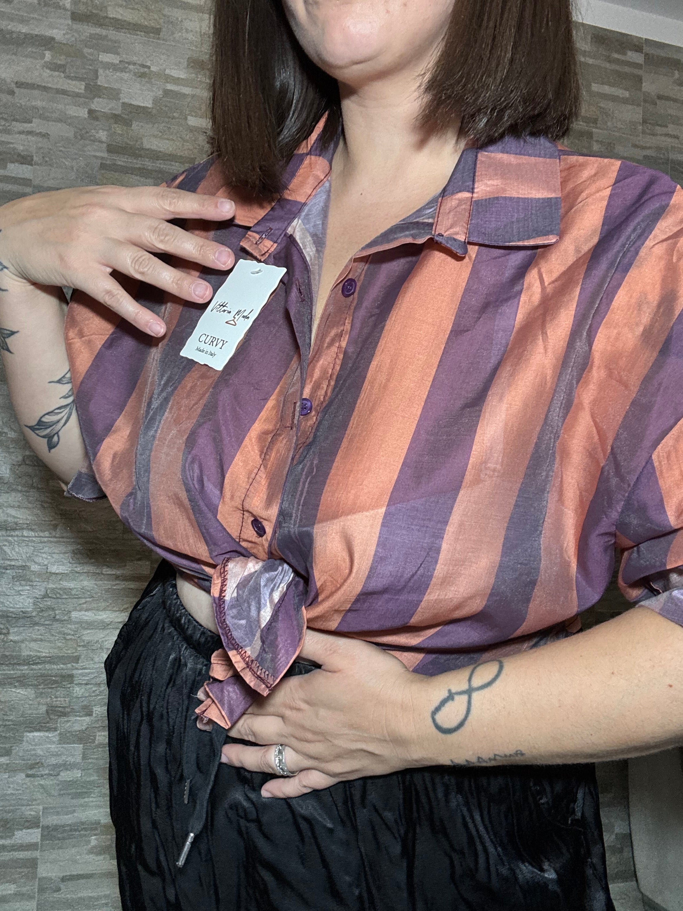 Camicia a righe