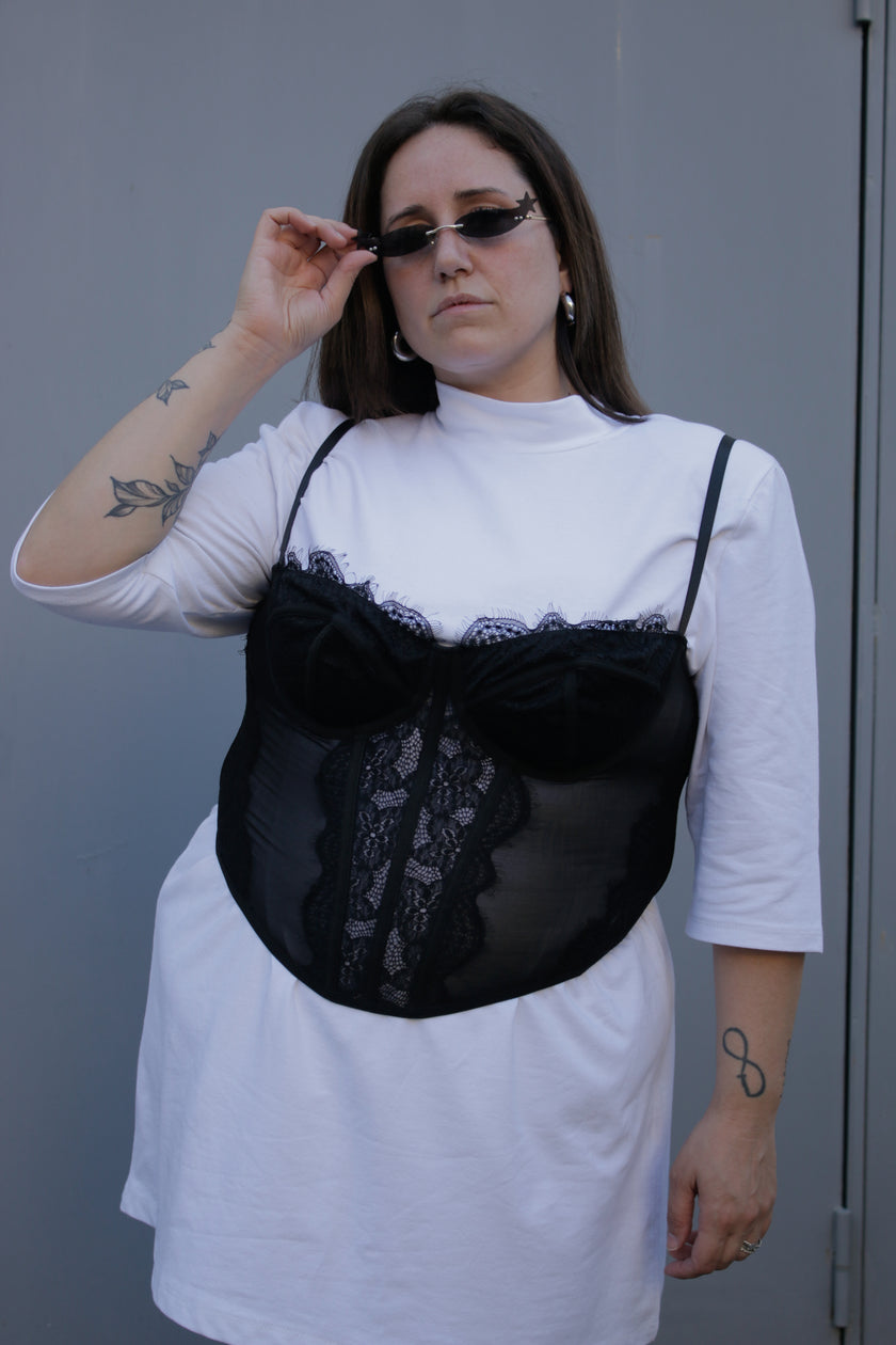 Corsetto merletto