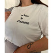 T- shirt frase