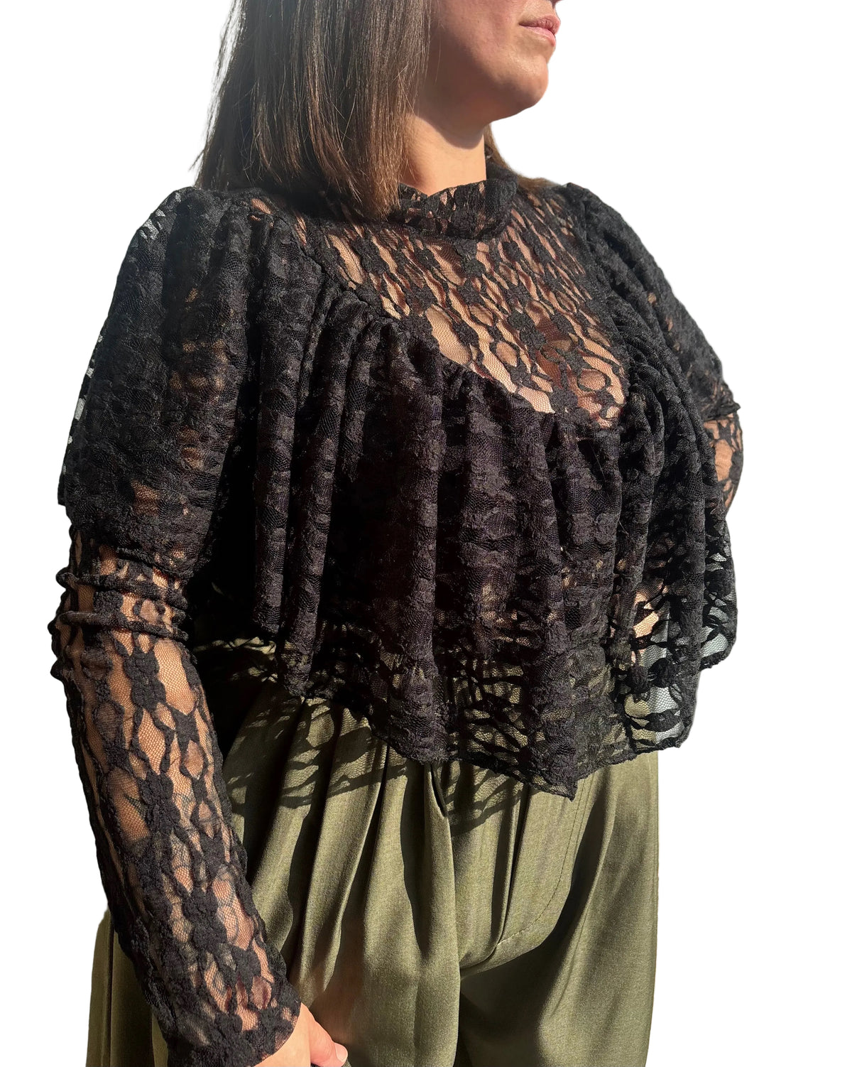 Blusa in pizzo