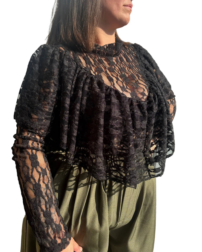 Blusa in pizzo