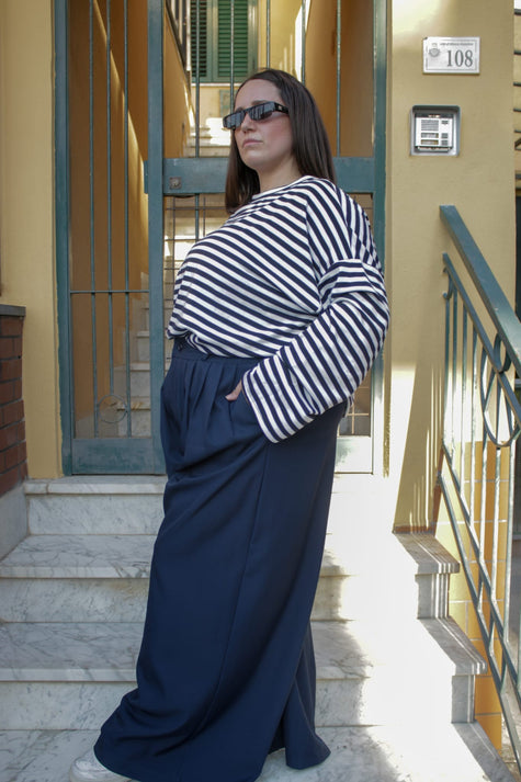 Maglia Righe Over