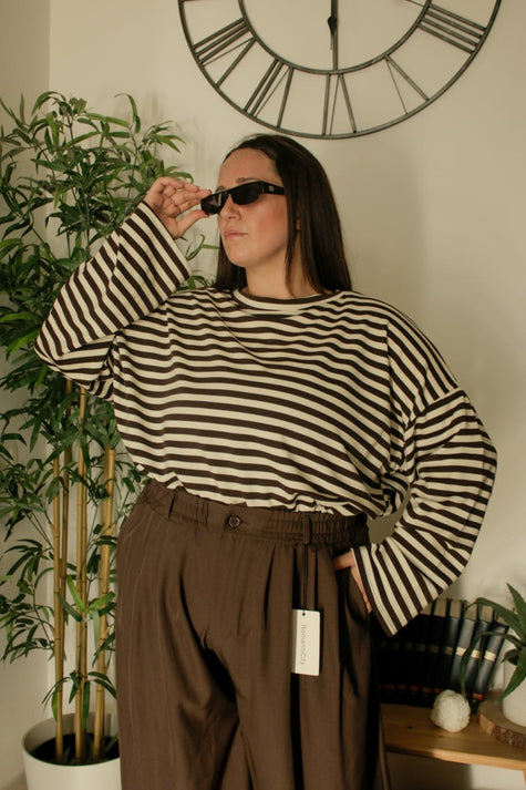 Maglia Righe Over