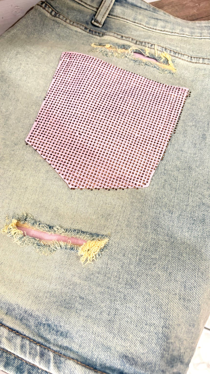 Gonna denim pink