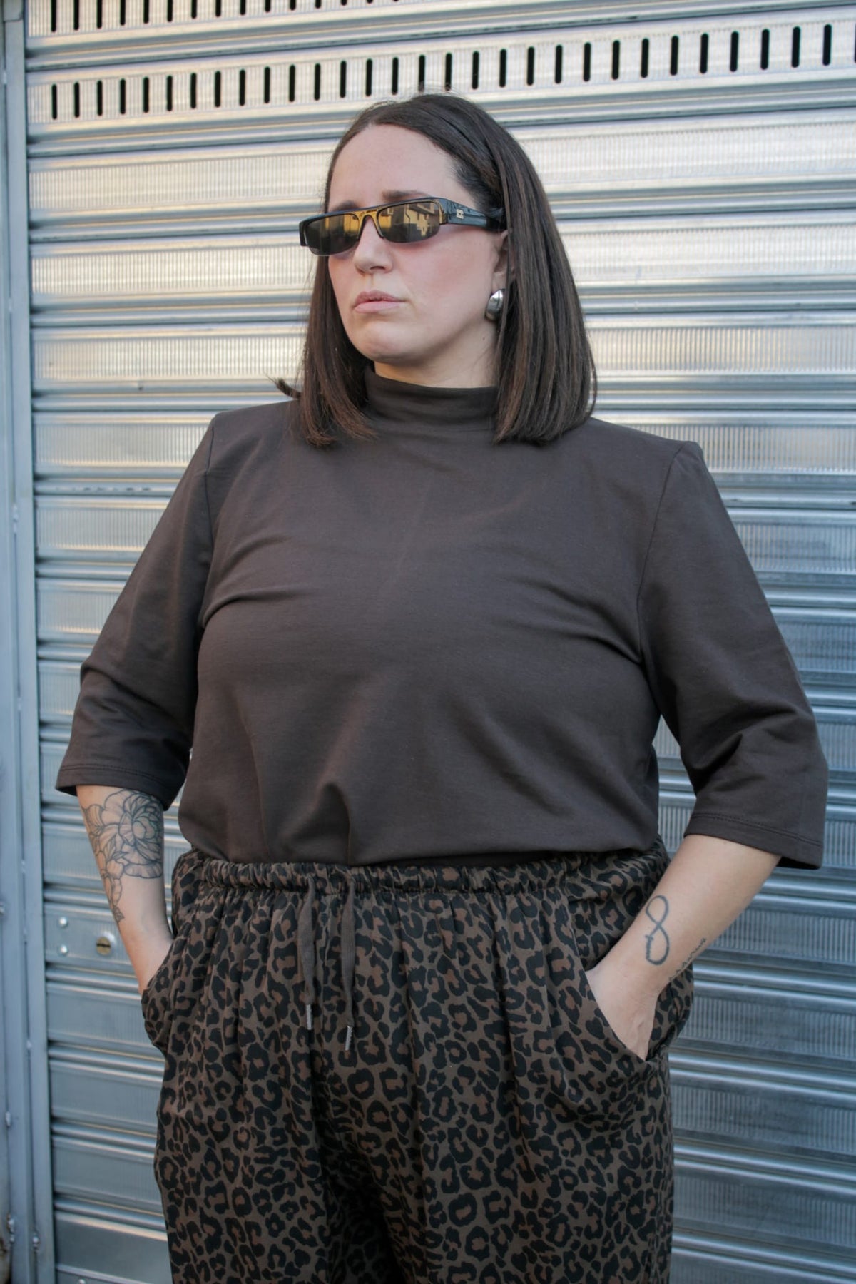 T-shirt spallina