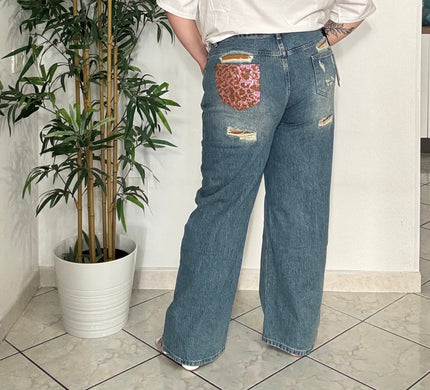 Jeans Tasca animalier