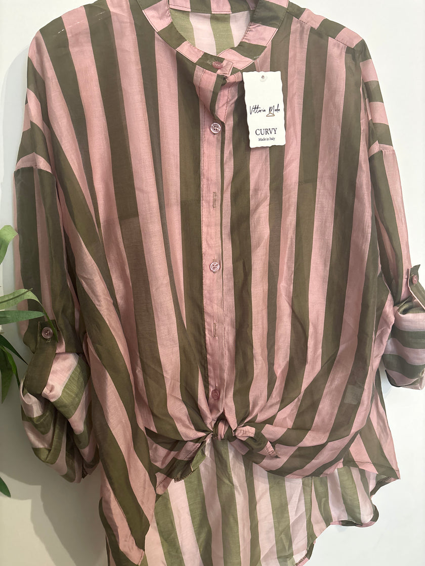 Camicia a righe
