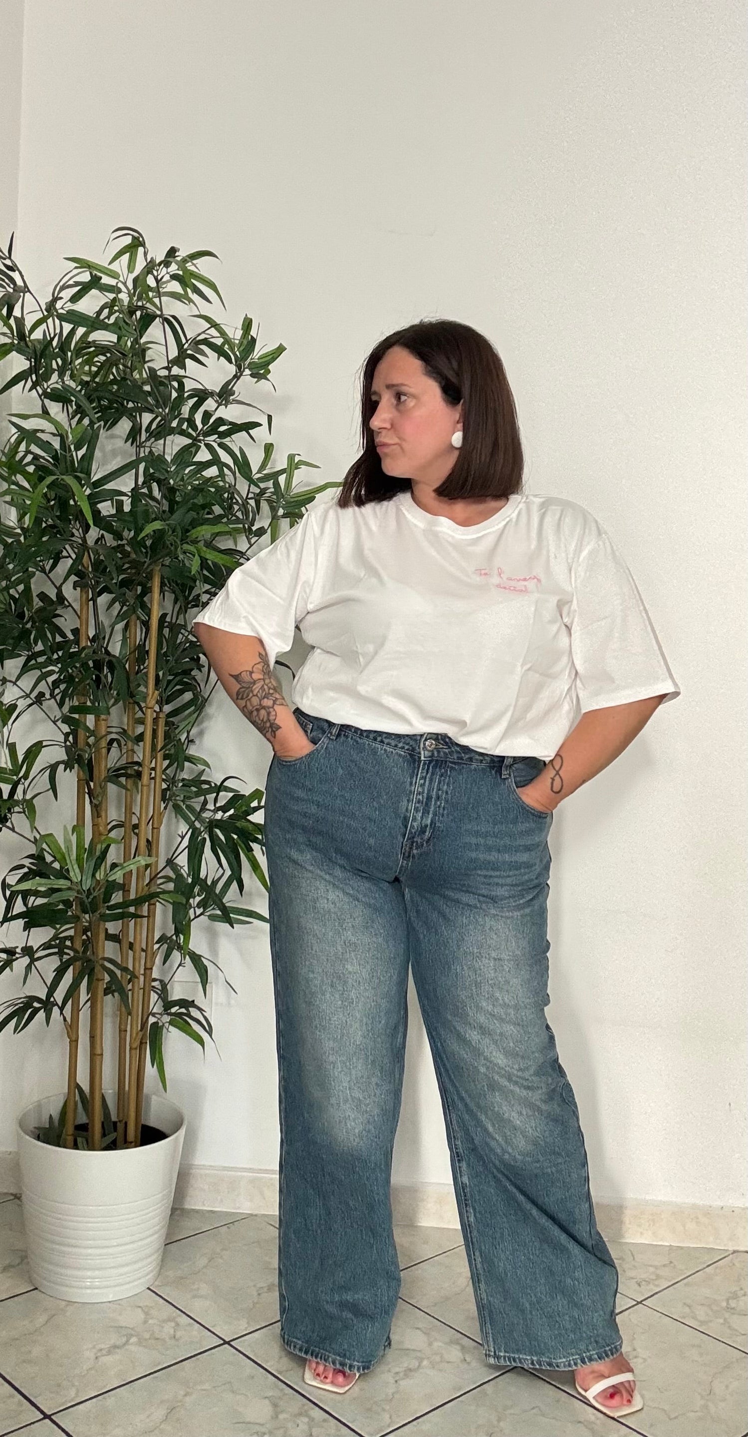 Jeans Tasca animalier