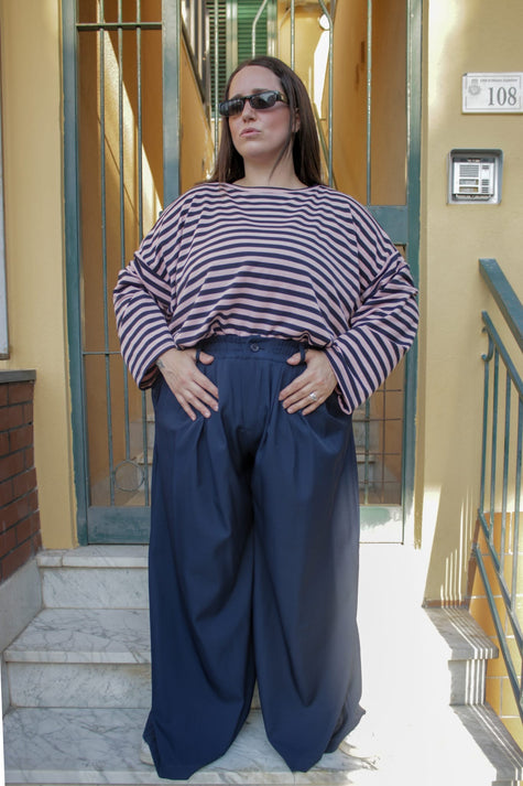 Maglia Righe Over