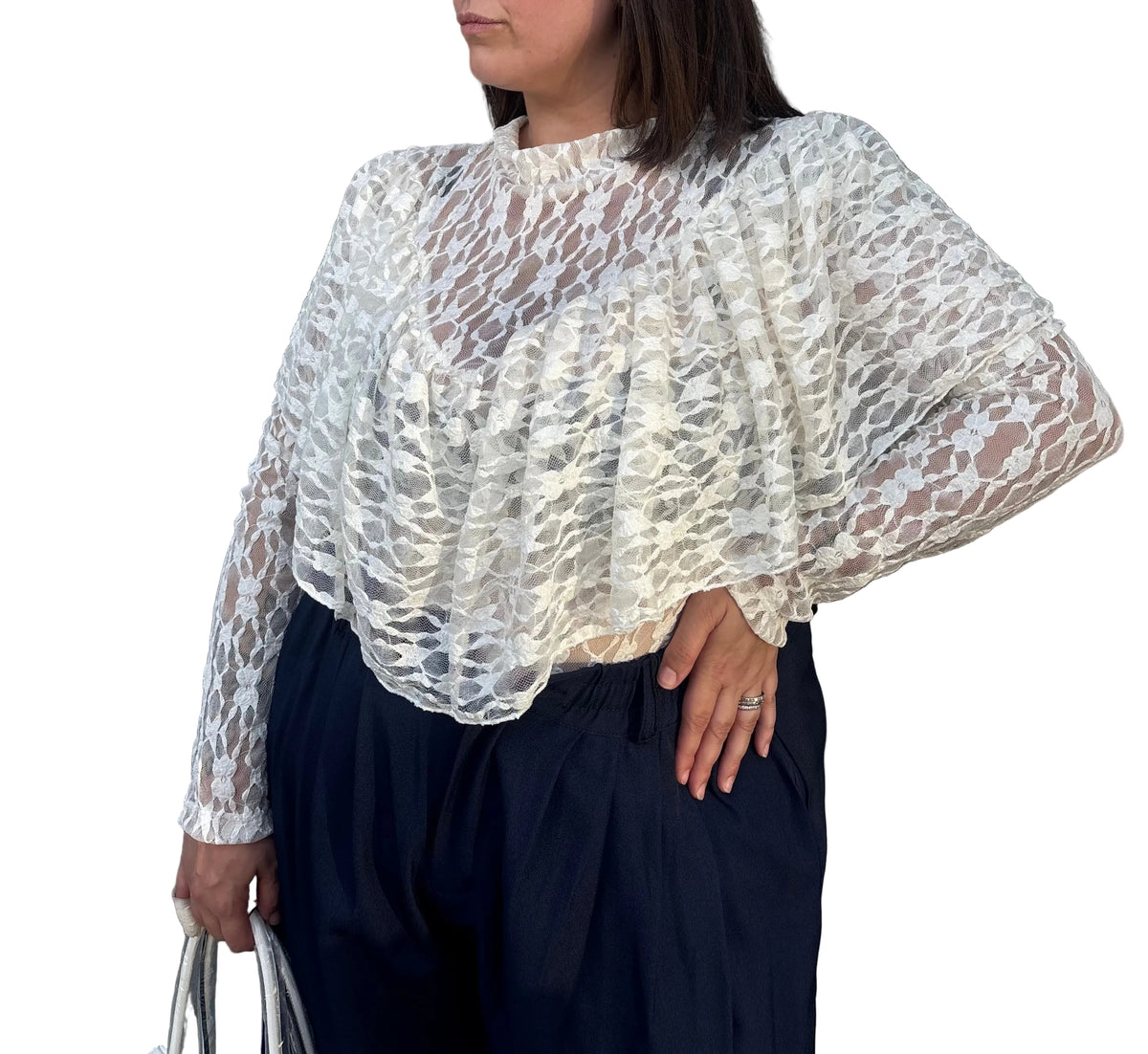 Blusa in pizzo