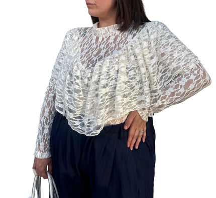 Blusa in pizzo