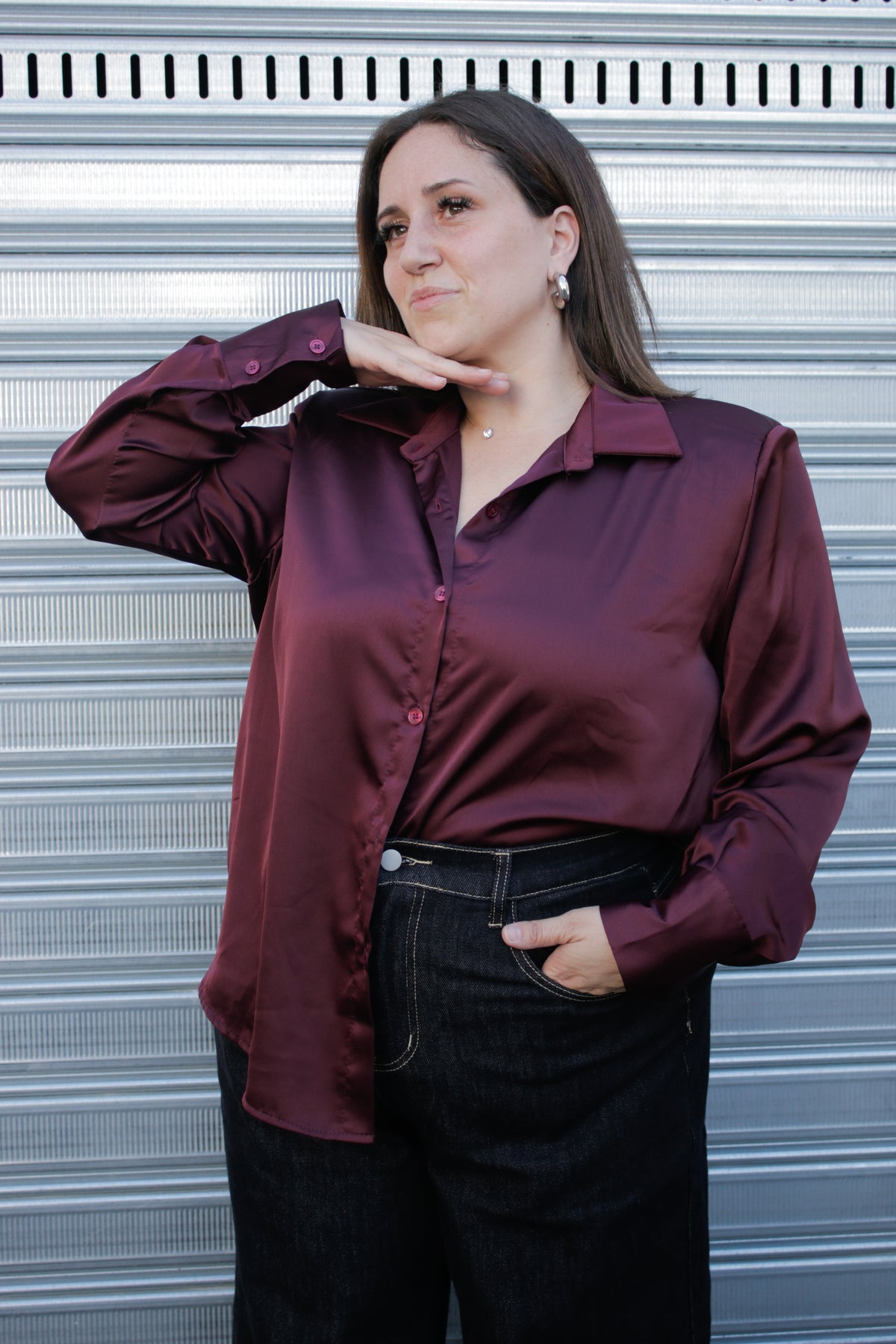 Camicia satin