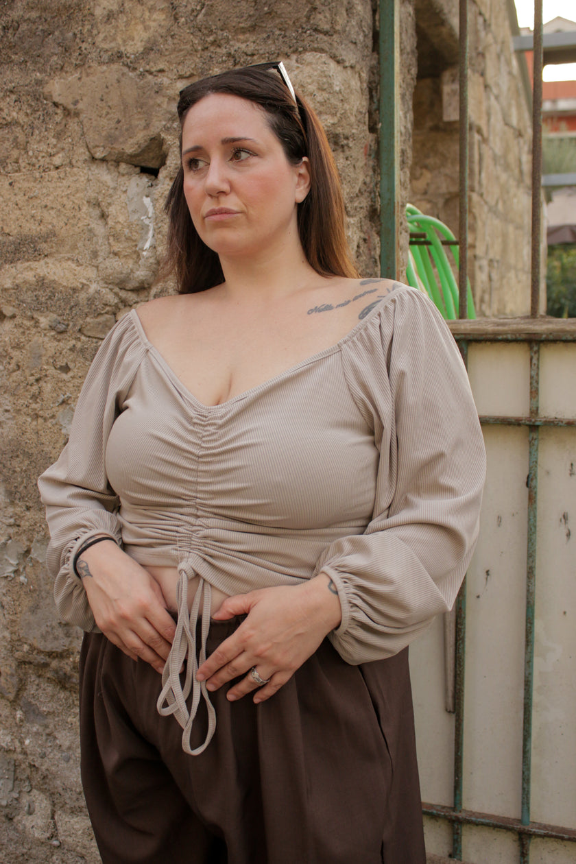 Maglia drappeggio