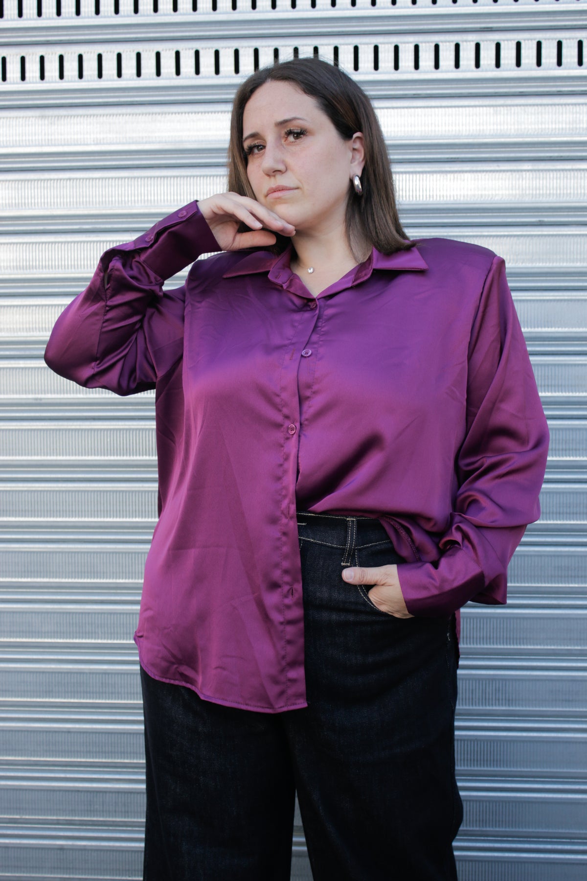 Camicia satin