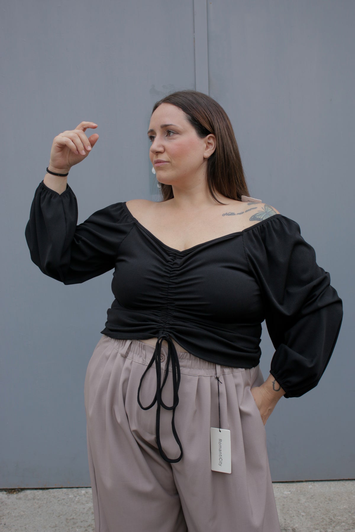 Maglia drappeggio
