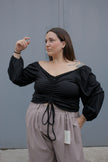 Maglia drappeggio