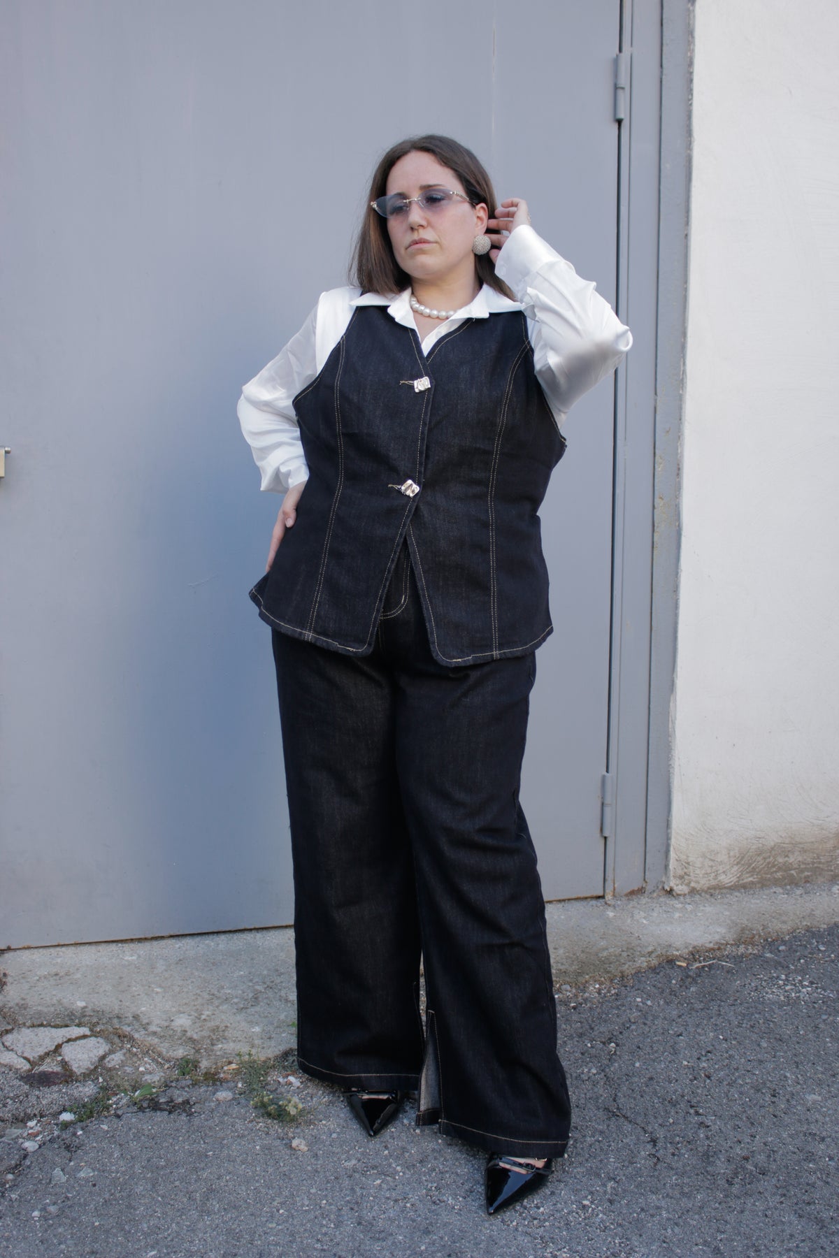 Gilet denim