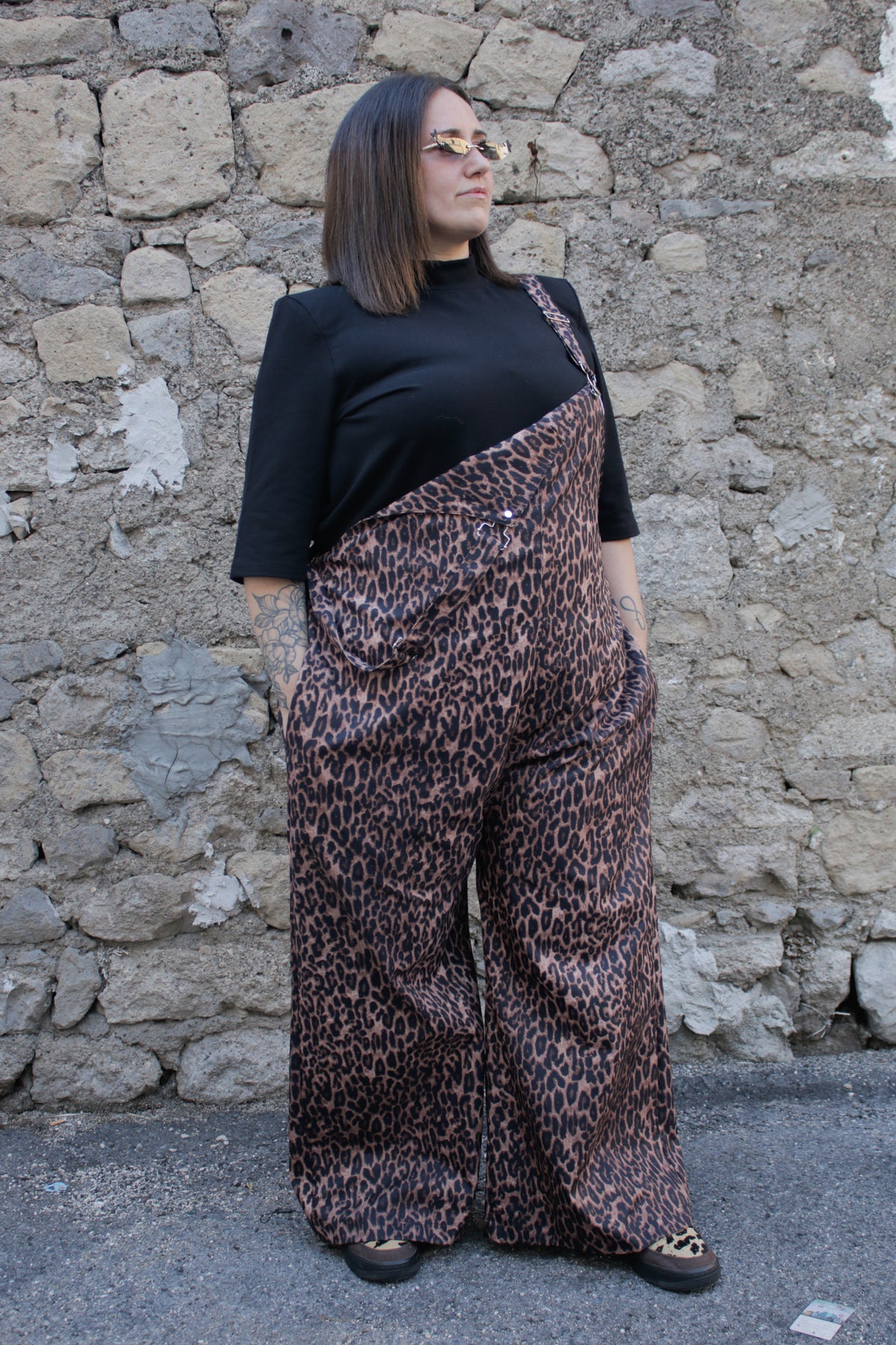 Salopette leopardata
