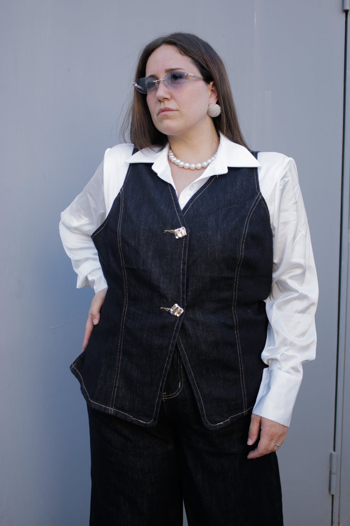 Gilet denim